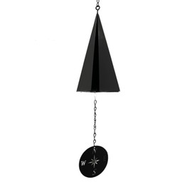 CJFNDFA Outdoor Wind Chimes with Buoy Bell & Compass Three-Tone Triangle Wind Bells for Garden,Patio or Porch Decor,Weather-Resistant Iron Windbell Decorations