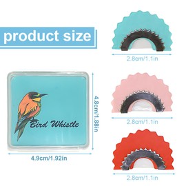 PHCOZY 5 Pcs Original Traditional Bird Whistle from Munich Oktoberfest Tongue Whistle Toy Tweeting Bruiser for Adults Toy