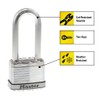 Master Lock M5XQLJ Magnum Heavy Duty Outdoor Padlock with Key,