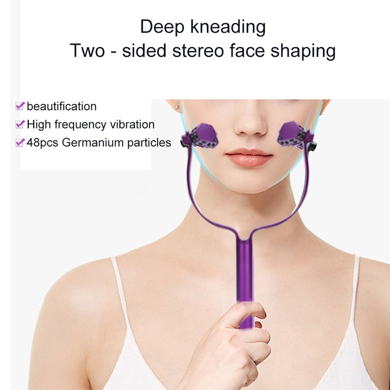 Germanium Face Massage Roller Electric Vibration Massage Firming Lifting V