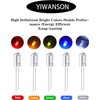 100 Pcs Led Diodes, YIWANSON Mini 3mm Single Clear Lights