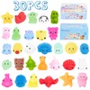 Nuseya 30pcs Mochi Squishy Toys No Duplicates Fidget Toys Gift