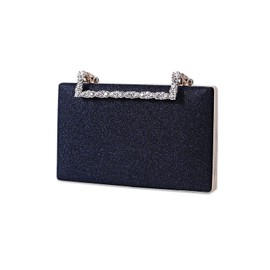 CORIOS Clutch Women's Glitter Evening Bag Sparkling Shoulder Bag Wedding Bridal Purse Handbag Shiny Shoulder Bag Cocktail Party Prom Bag for Women, dark purple, Shiny