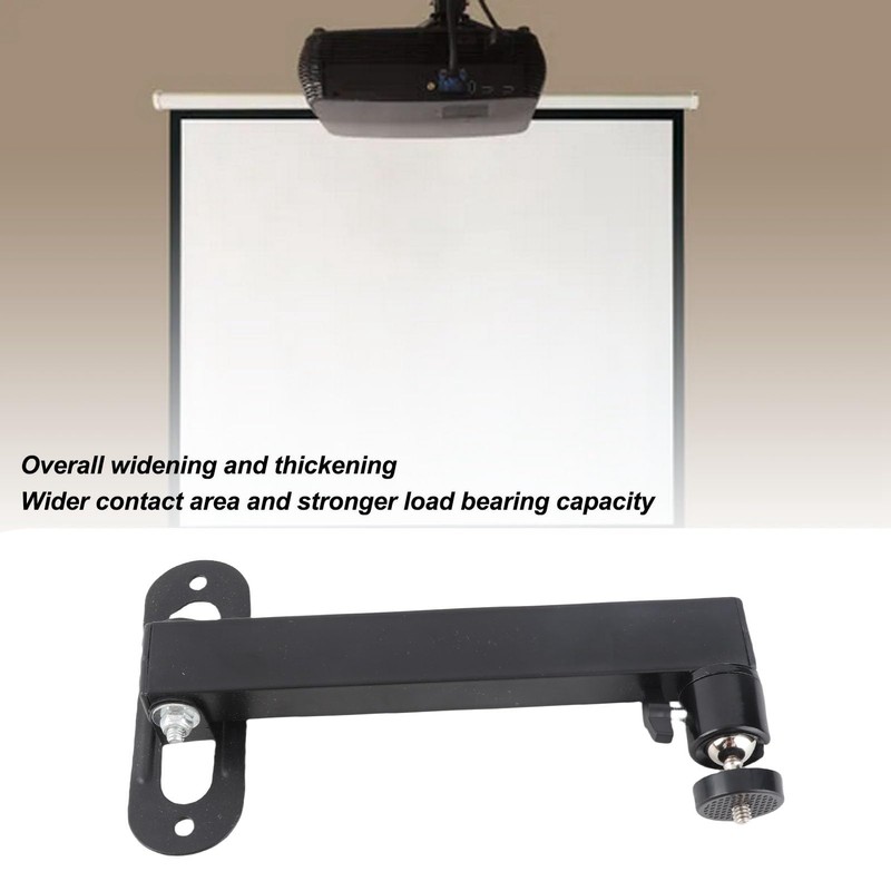 Yunseity Foldable Projector Wall Mount, 360° Rotation Adjustable Angle Projector