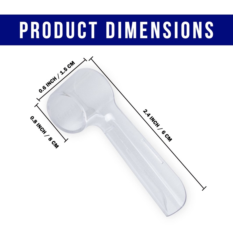 ibrush 4 Pack Protective Cover Cap Compatible with Oral B
