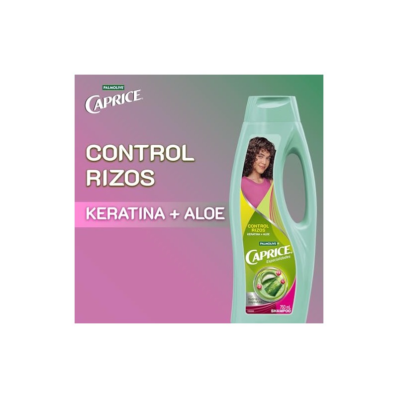 Caprice Shampoo Especialidades Rizos Definidos Con Keratina y Aloe 750
