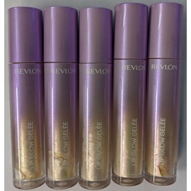 Revlon 5pk REVLON  LIP GLOW GELEE LIP GLOSS #111 PSYCHIC POWER 0.13 FL. OZ. EA UNSEALED