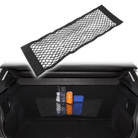 X AUTOHAUX Car Cargo Net Universal Mesh Cargo Net Bag Storage Mesh Net for Car Trunk Black 78x24cm
