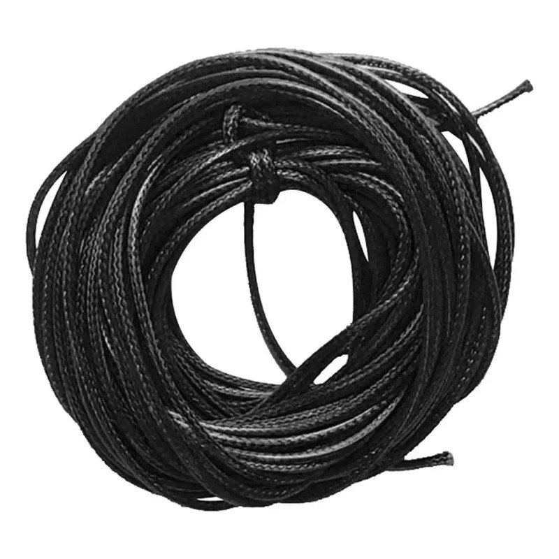 Hilo Encerado Para Cuero Negro