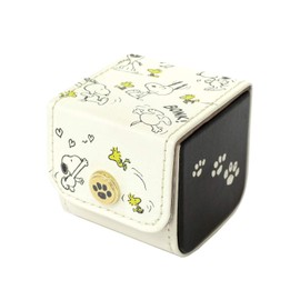 Snoopy Petite Jewelry Box, Snoopy Goods, Accessory Case, Jewelry Case, Box, Wood, Wood Faux Leather