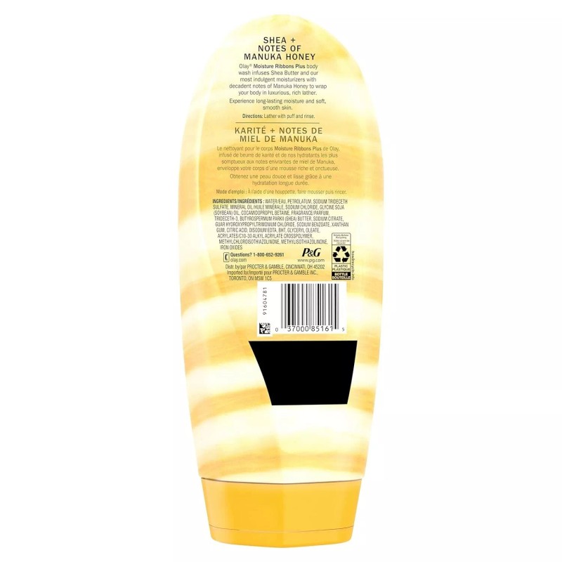 Olay Moisture Ribbons Plus Body Wash Shea + Manuka Honey