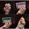 AMVBF 16 Hojas De Pegatinas De Uñas Con Purpurina Con