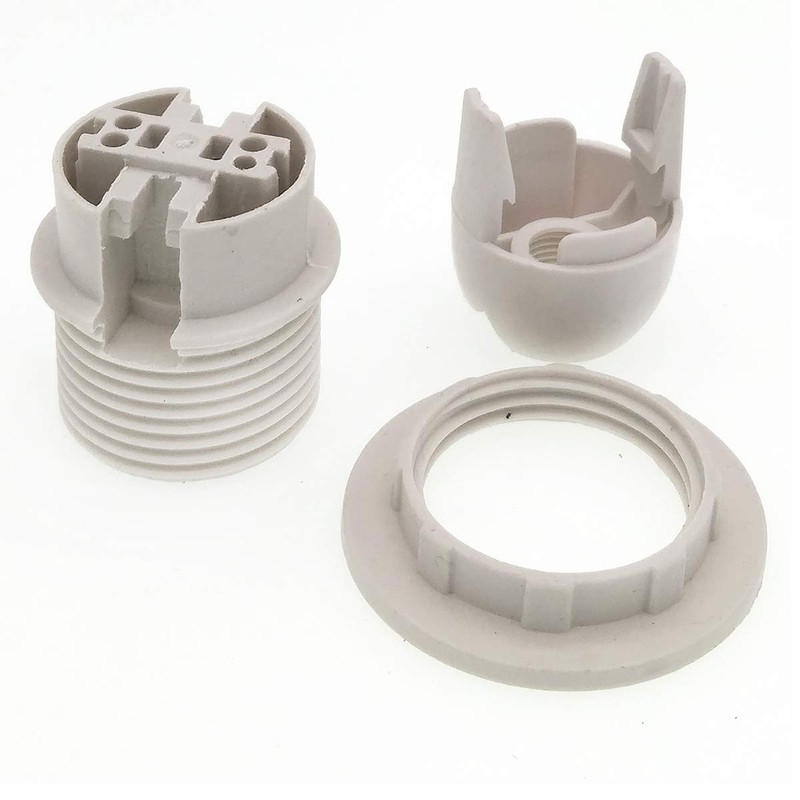 TWDRTDD® Candelabra e12 base Bakelite threaded keyless light lamp socket