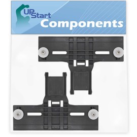 2-Pack W10350375 Dishwasher Top Rack Adjuster Replacement for Whirlpool WDT970SAHZ0 Dishwasher - Compatible with W10350375 Upper Top Rack Adjuster - UpStart Components Brand