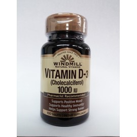 Vitamin D TABS 1000IU WMILL Size: 100