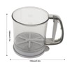 Locadence Flour Sifter, Hand Press Double Layer Handheld Flour Strainer