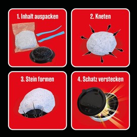 Die DREI ??? Secret Hiding Place (Large Tin), Black