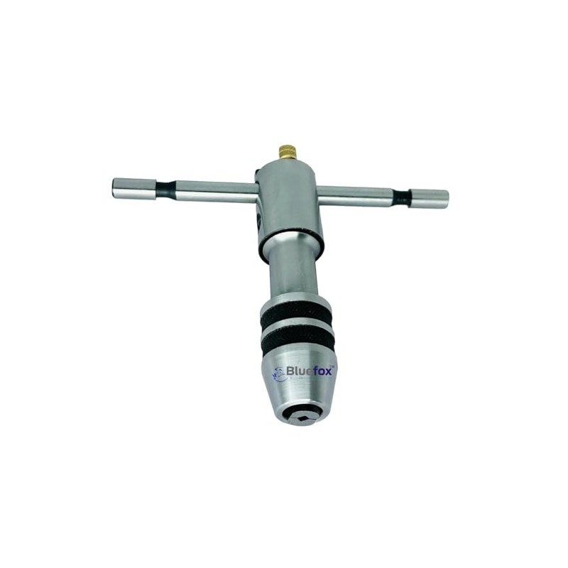BLUEFOX TOOLS Reversible Ratchet T-Handle Tap Wrench - (5/32'' to