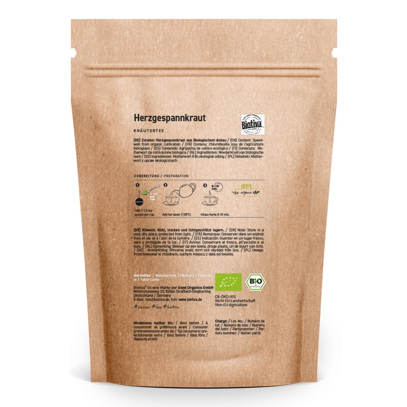 Heart Horsetail Organic 100g - Heart Horsetail Tea - Leonurus