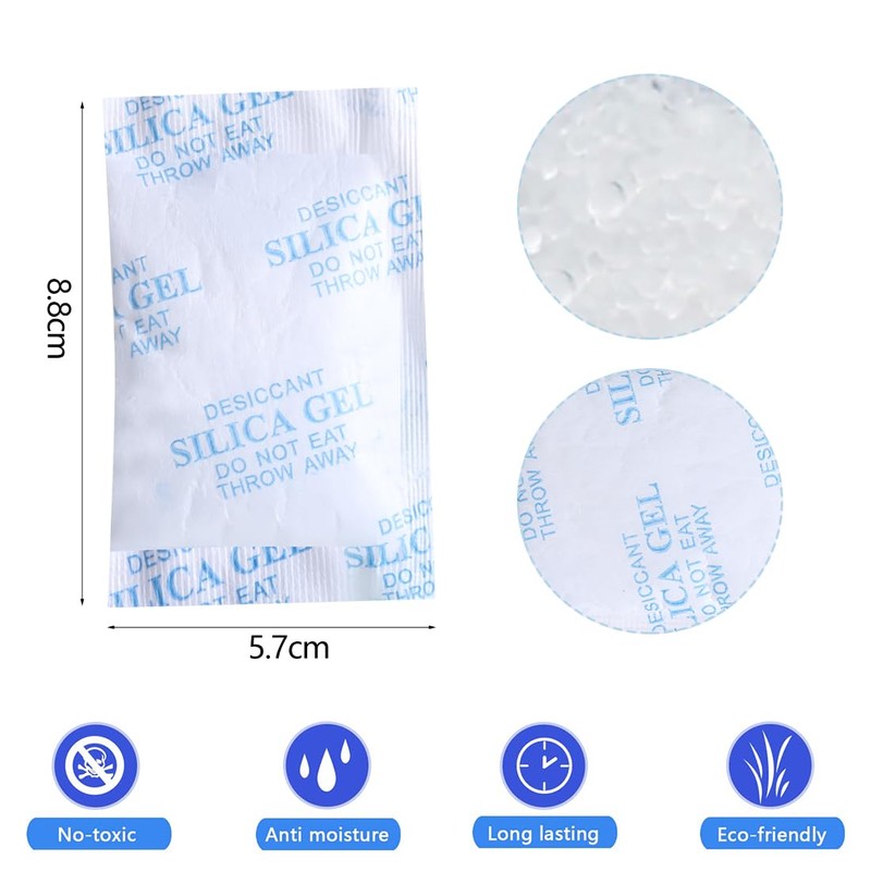 Silica Gel Packets 20 Packs 20 Gram Food Safe Pure