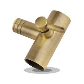 brassqueen Antique Brass Connect The Shower Rod and Wall Mounting Base Replacement Parts to Fix the Shower Rod to The Wall