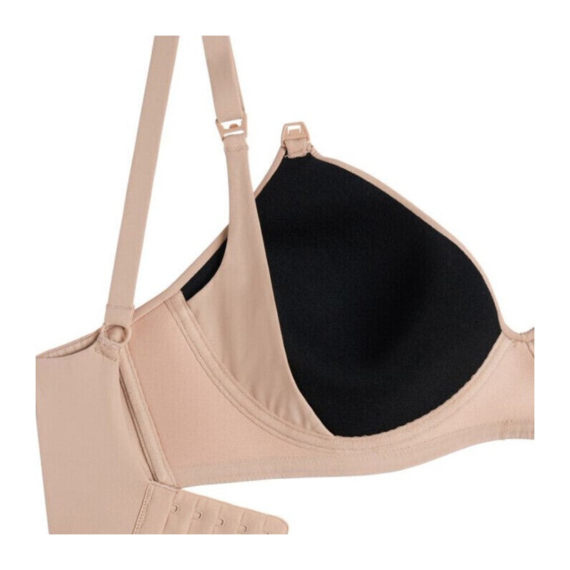 Modibodi Breastfeeding Bra Leak Proof - Cashew, 12E-G