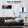 Xflyee 16.5" Large Digital Wall Clock with RGB Night Lights,