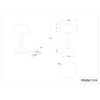 lightling Carina LED Table Lamp Metal Modern Light Indoor IP20