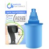 Naples Naturals 1089 Alkaline Water Pitcher Filter Replacement Cartridge, Blue,