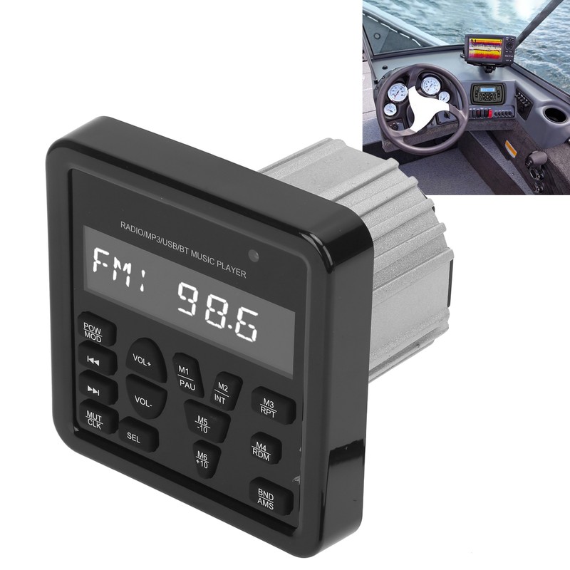 Bluetooth MP3 Player USB Radio Sound System IP66 Waterproof for