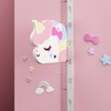 3D Magnetic Height Chart Kids Room Decor Sticker Unicorn