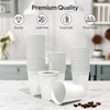 Dealusy 360 Count 12 oz Coffee Cups, Leak-Free Food Safe