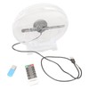 DAUERHAFT Proyector de la Fan del Holograma 3D, Ventilador Teledirigido