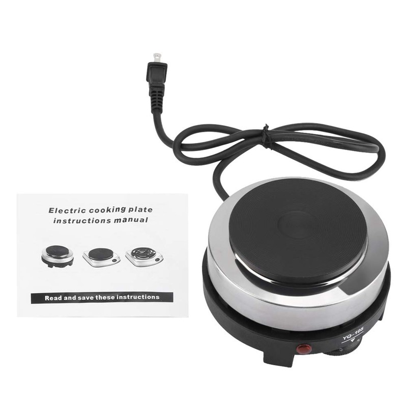 Estufa Eléctrica Portátil 500 W Placa Caliente Multifuncional para Calentar