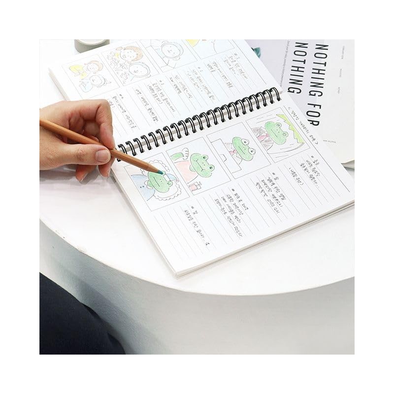 Storyboard Idea Spiral Notebook (Orange)