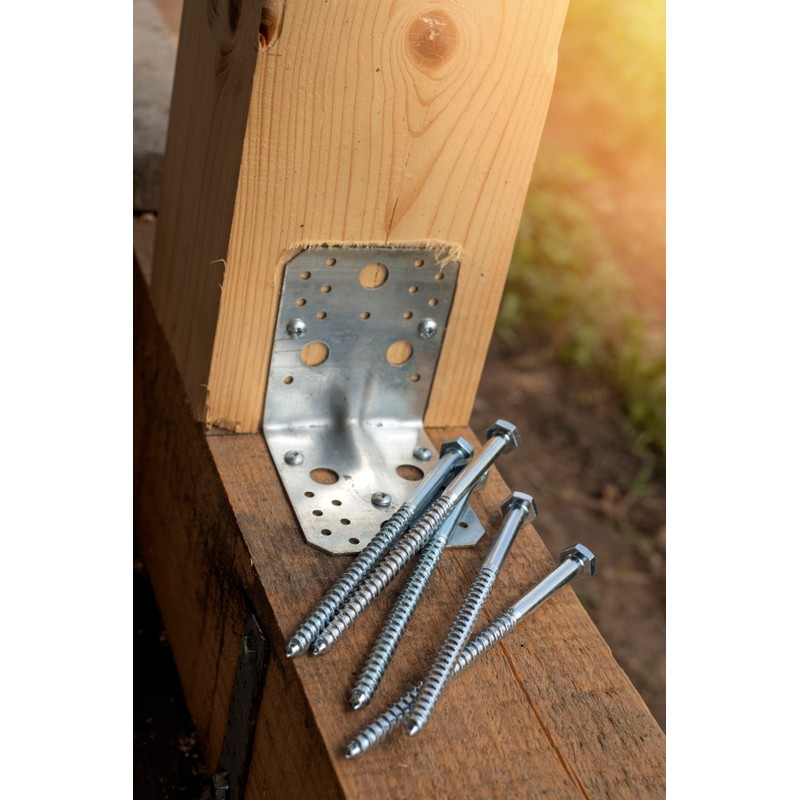 Aqbau® 10 x Angle Connectors, Perforated Plate Angle, 40 x