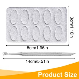 XUKZIMA 1 Pcs Stainless Steel Cuticle Pusher Tool Cuticle Trimmer for Manicure Pedicure