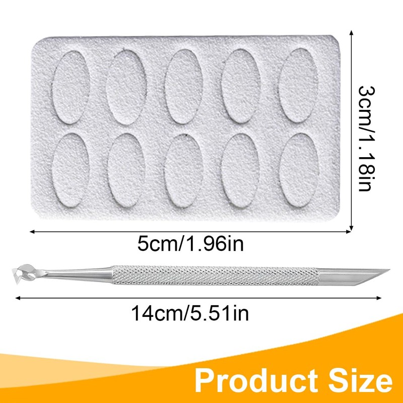 XUKZIMA 1 Pcs Stainless Steel Cuticle Pusher Tool Cuticle Trimmer