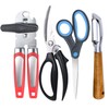 Left Handed Kitchen Scissors Poultry Shears and Can Opener, Peeler