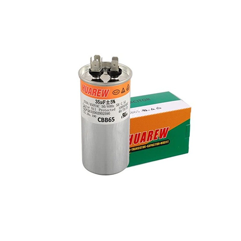 35 uF MFD ±5% 450 V VCA Condensador redondo de