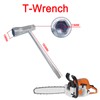Chainsaw T-Wrench 19mm x 13mm (3/4" x 1/2") And T-Handle
