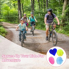 Lyivisk 144 Stück Bunte Fahrradspeichen-Deko für Kinder, Speichenperlen & Speichenklicker in leuchtenden Farben, Cooles Fahrradzubehör für Mädchen und Jungen