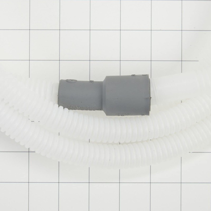 Whirlpool 3385556 Genuine OEM Tall Tub Drain Hose Extension For