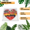 12" Fillable Cardboard Heart Shaped Charcuterie Gift Cupcake Box With