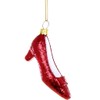 Cody Foster & Co Sparkling Ruby Red Slipper Ornament, Glitter