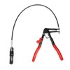 Flexible Wire Hose Clamp Plier Steel RustProof Red Black Automobile