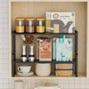 Slideep Expandable Cupboard Organizer,Large Kitchen Cabinet Organizer Stackable Shelf Organizer