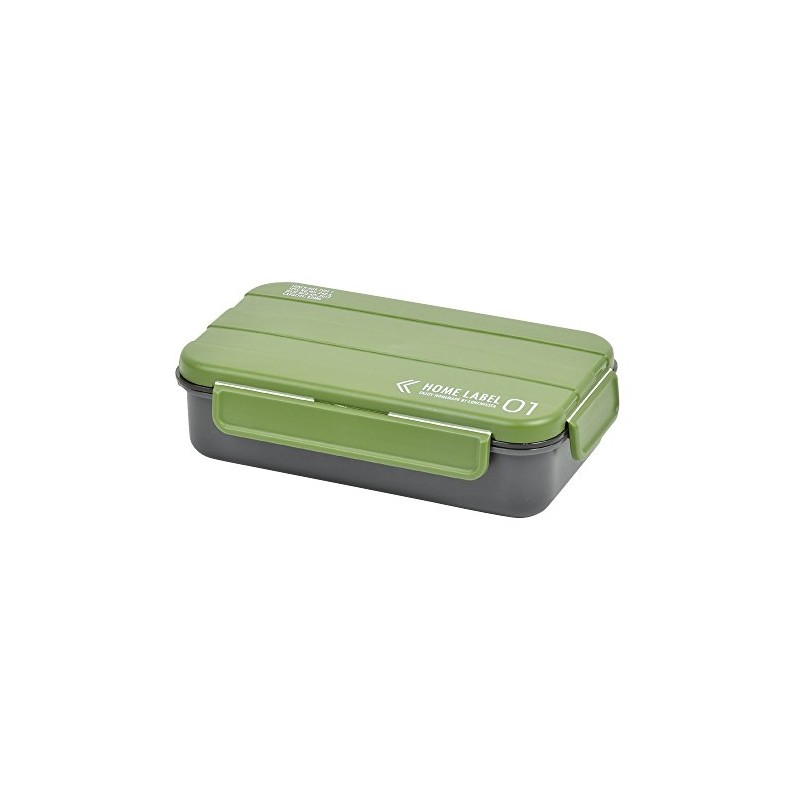 Pearl Metal D-437 Lunch Box, 1 Tier, 4-Point Lock, Men's,