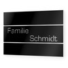 Graviers Design Door Sign Made of V2A Stainless Steel 215