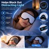 3D Eye Mask for Sleep – Padded Light-Blocking Design with
